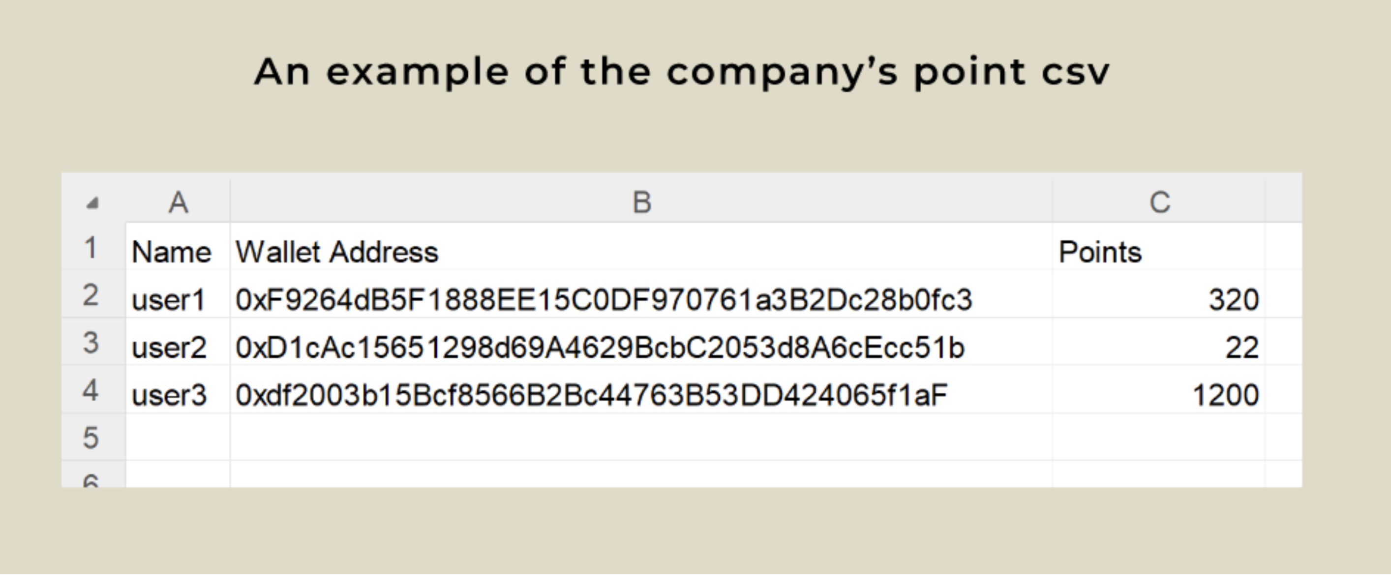 Company CSV Format